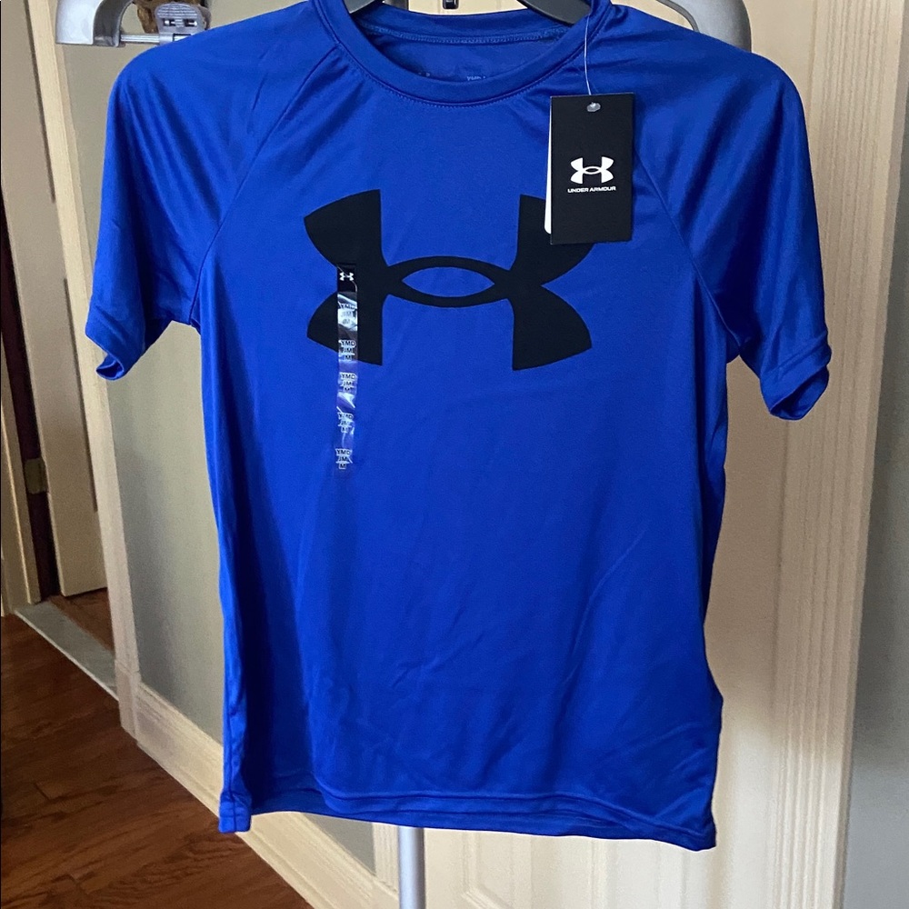 Under Armour Royal Blue Performance Tee Boys Size M
